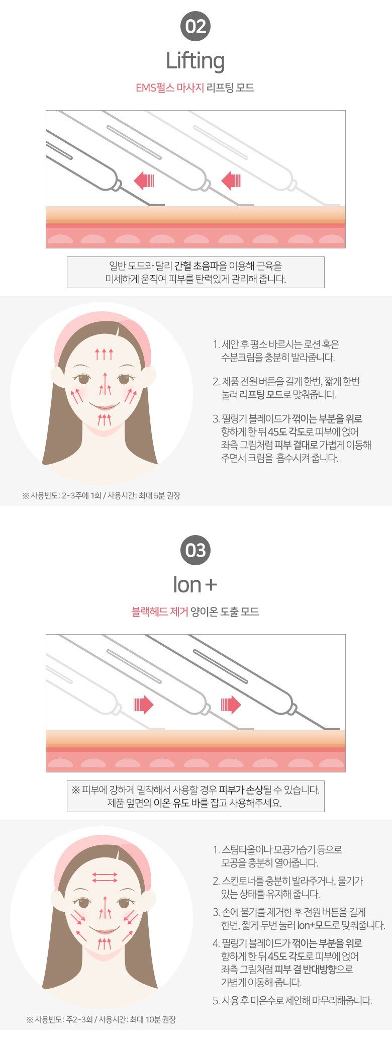 뷰티끄랩 초음파 워터 필링기 24K BTC-W80