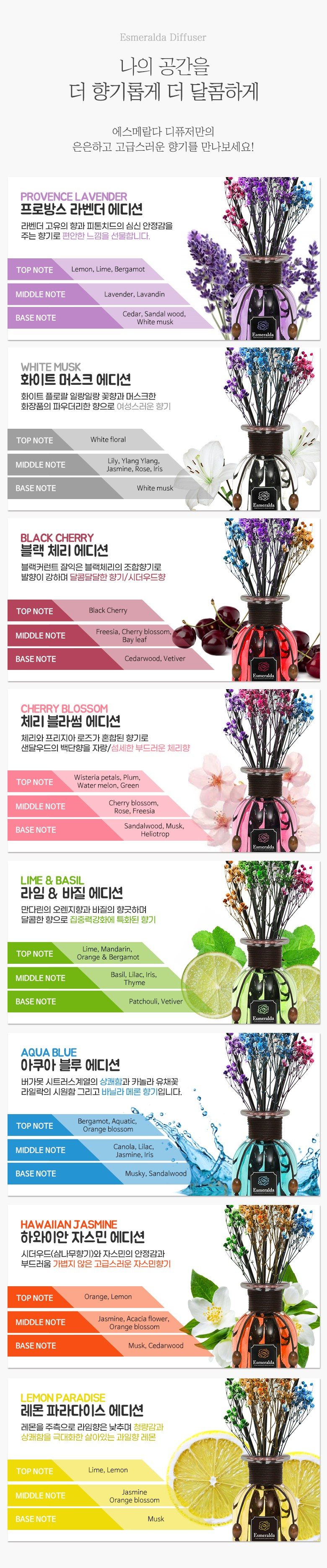 에스메랄다 대용량 디퓨저 300ml 2세트